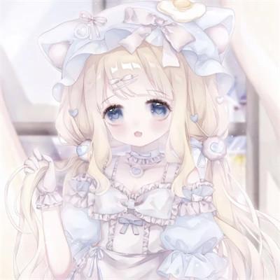 动漫头像唯美女生手绘闺蜜