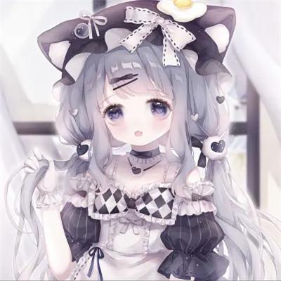 动漫头像唯美女生手绘闺蜜