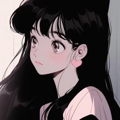 女生老式日漫头像图片36张，满满的回忆