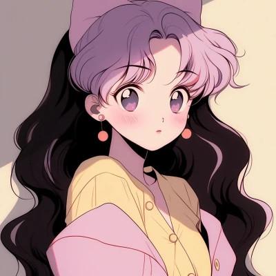 女生老式日漫头像图片36张，满满的回忆