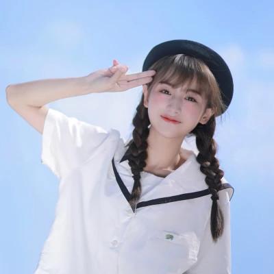 清新美女闺蜜头像单人