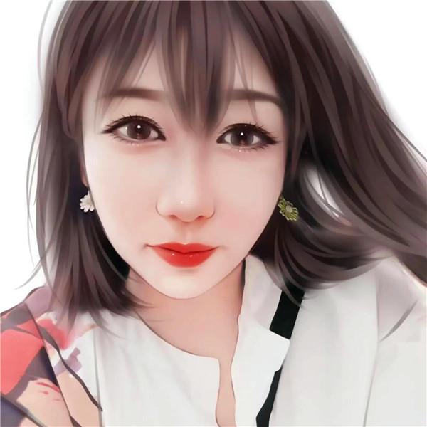 超美成熟稳重有气质的手绘女生头像