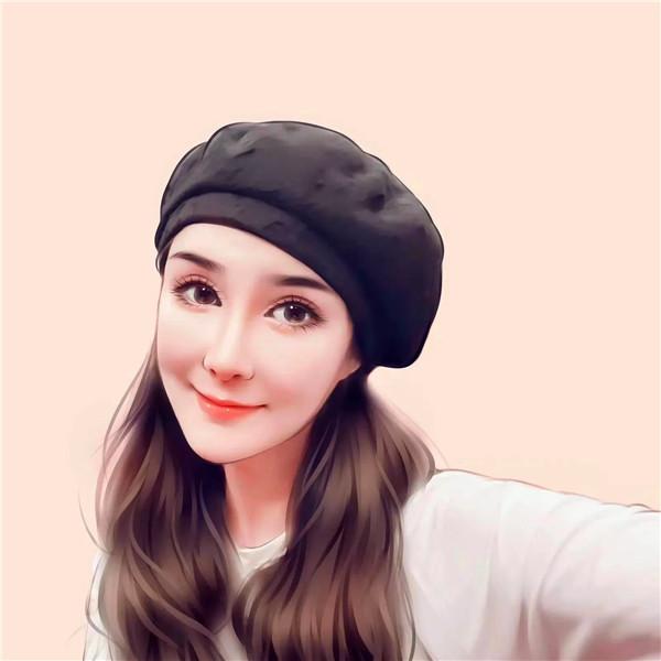 超美成熟稳重有气质的手绘女生头像