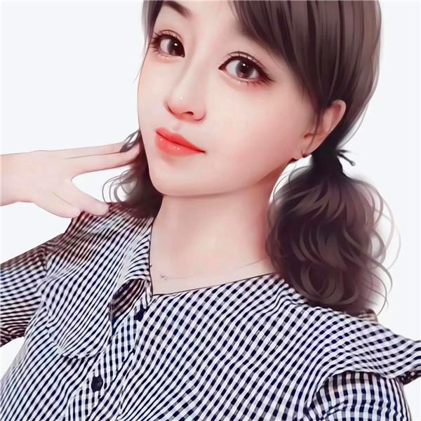 超美成熟稳重有气质的手绘女生头像