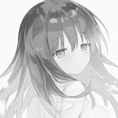 120张微信头像黑白漫画女生可爱图片