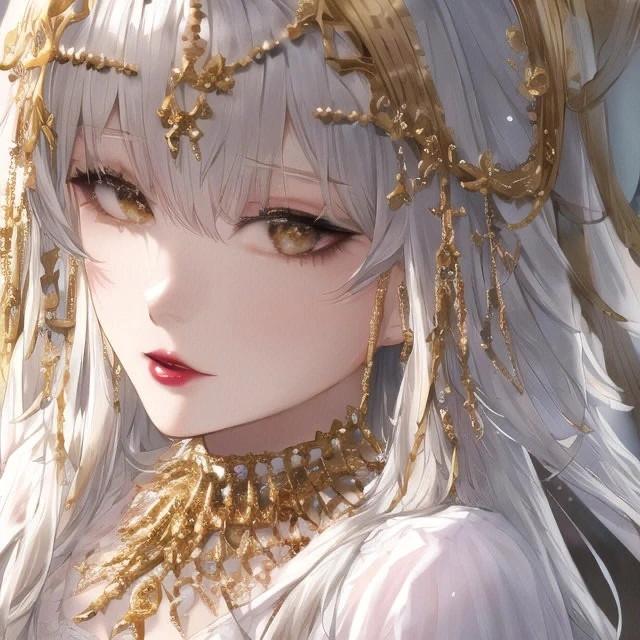 绝美超级好看的女生二次元AI制绘头像
