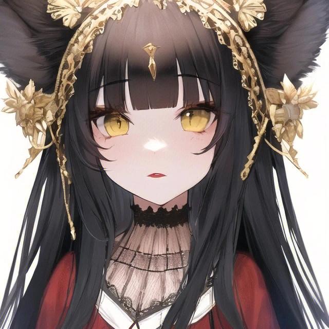 绝美超级好看的女生二次元AI制绘头像