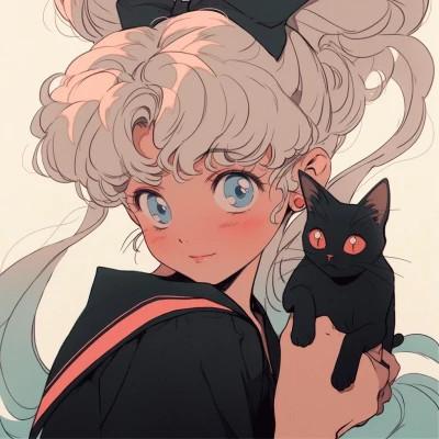 老式日漫头像女39张，让你秒变漫画女主角！