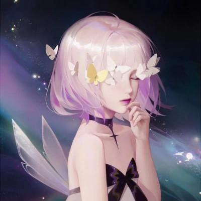 哇塞女孩卡通微信头像49张