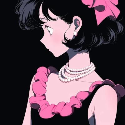 老式日漫头像女39张，让你秒变漫画女主角！
