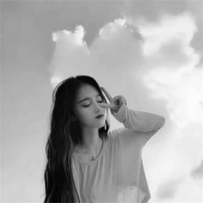 黑白情头单人一男一女图片