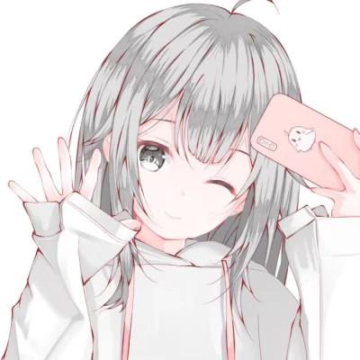 哇塞女孩卡通微信头像49张