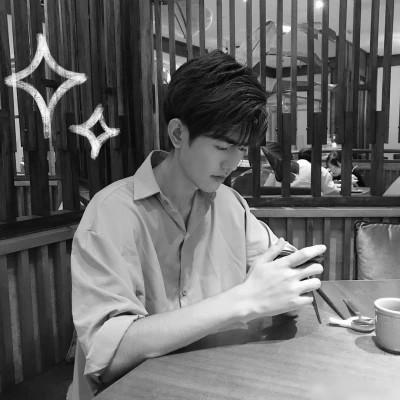 黑白情头单人一男一女图片