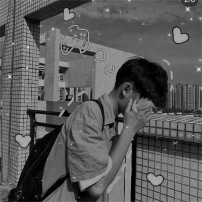 黑白情头单人一男一女图片