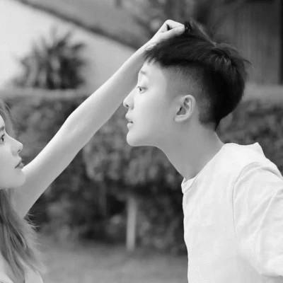 黑白情头单人一男一女图片