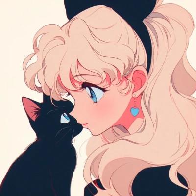老式日漫头像女39张，让你秒变漫画女主角！