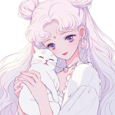 老式日漫头像女39张，让你秒变漫画女主角！