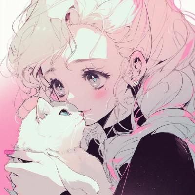 老式日漫头像女39张，让你秒变漫画女主角！