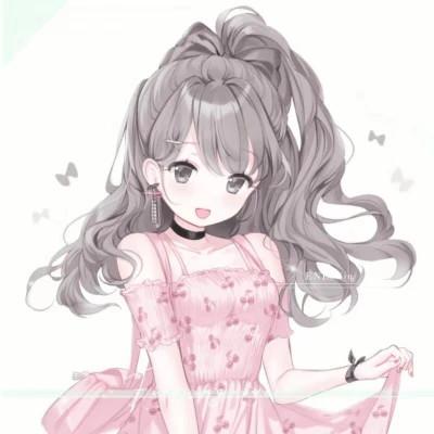 哇塞女孩卡通微信头像49张