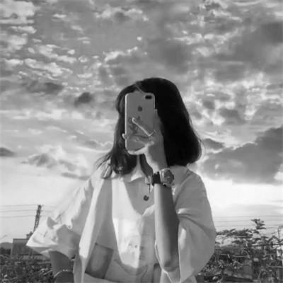 黑白情头单人一男一女图片