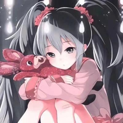 哇塞女孩卡通微信头像49张