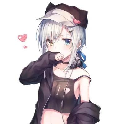哇塞女孩卡通微信头像49张