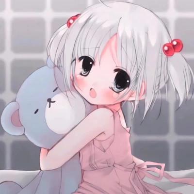 哇塞女孩卡通微信头像49张