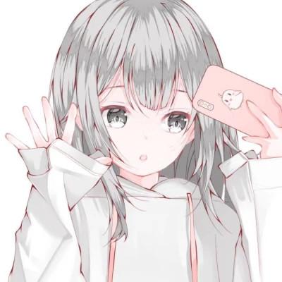 哇塞女孩卡通微信头像49张