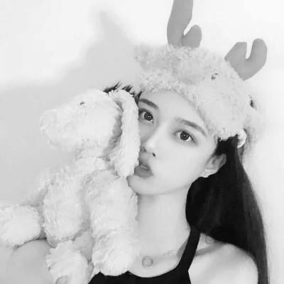 黑白情头单人一男一女图片