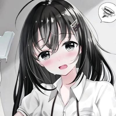 哇塞女孩卡通微信头像49张
