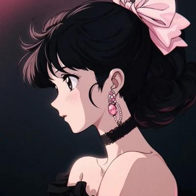 老式日漫头像女39张，让你秒变漫画女主角！