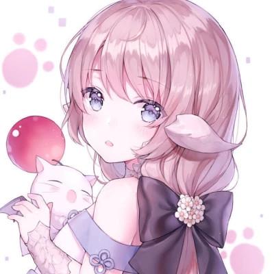 哇塞女孩卡通微信头像49张