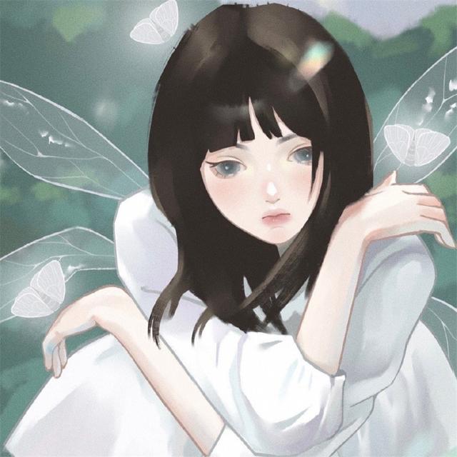 超级好看的插画女头像