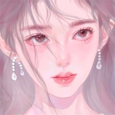 插画女生手绘图片唯美头像