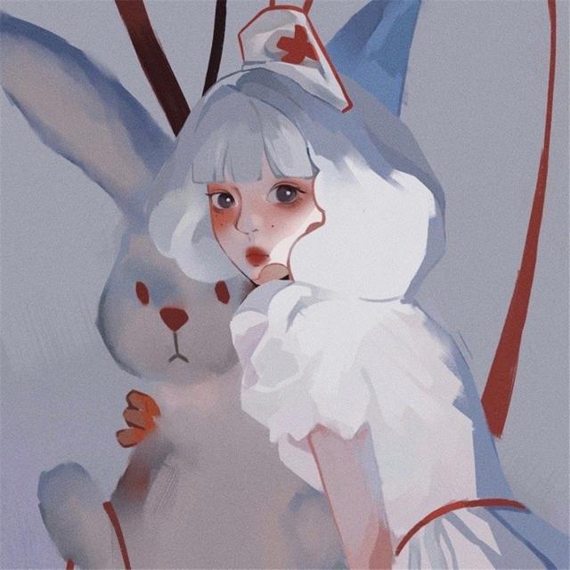 超级好看的插画女头像