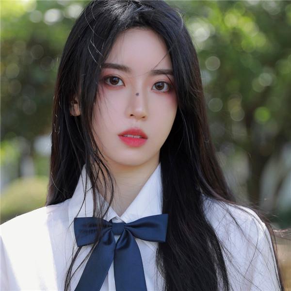 高冷学院风御姐女生头像图片