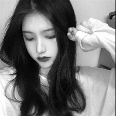 高级头像女氛围感黑白97张