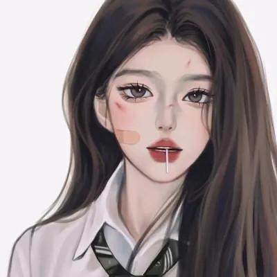 酷酷小姐姐的头像女生动漫32张