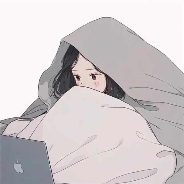 独自一个人呆着看电脑动漫头像图片，享受孤独