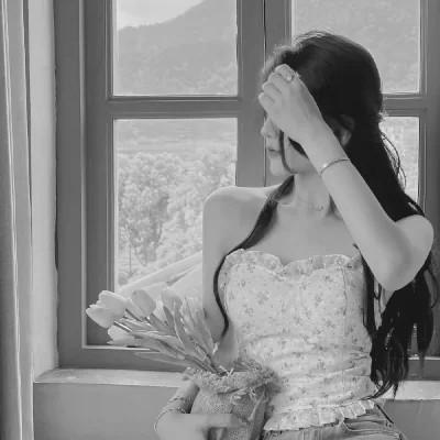高级感满满的黑白风格女头56张