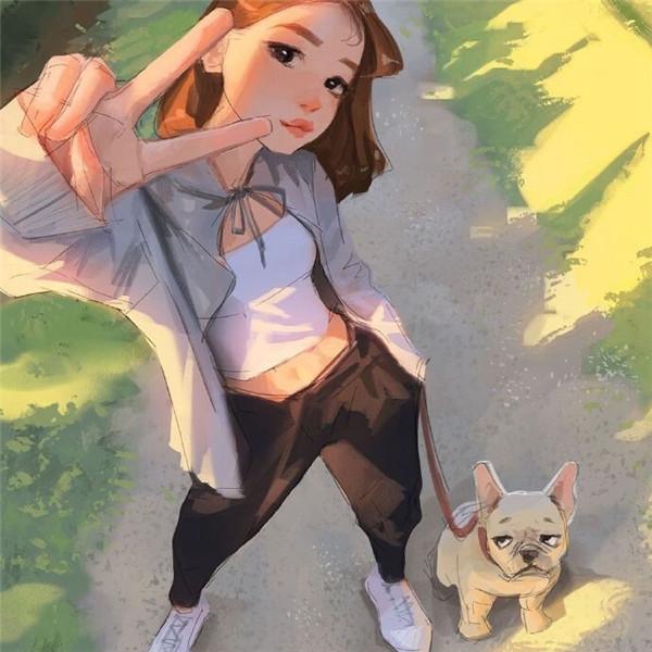 独立自信动漫女生头像 高清低调坚强独立的女生头像图片
