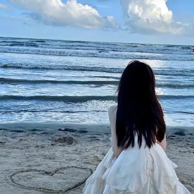 高级不露脸治愈系女生头像图片