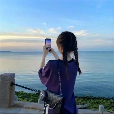 高级不露脸治愈系女生头像图片