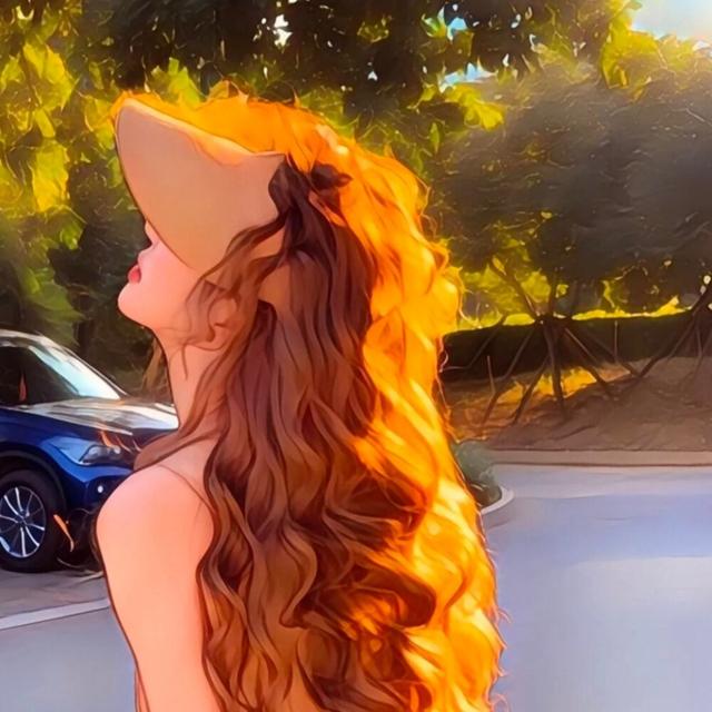高级漂亮的女生插画头像图片