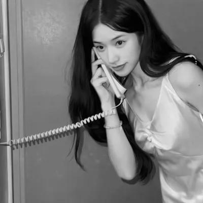 高级感满满的黑白风格女头56张