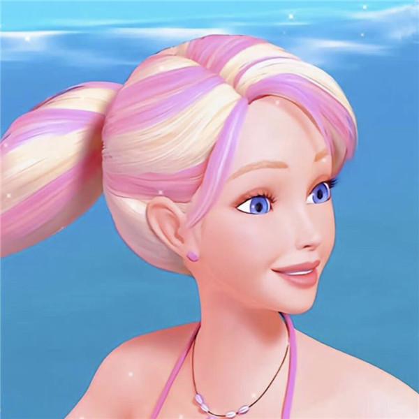 芭比系列女生头像 3D动画漂亮好看的芭比图片头像