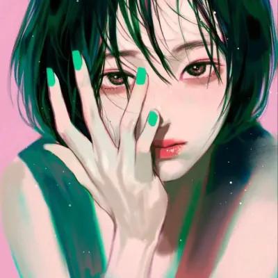酷酷小姐姐的头像女生动漫32张