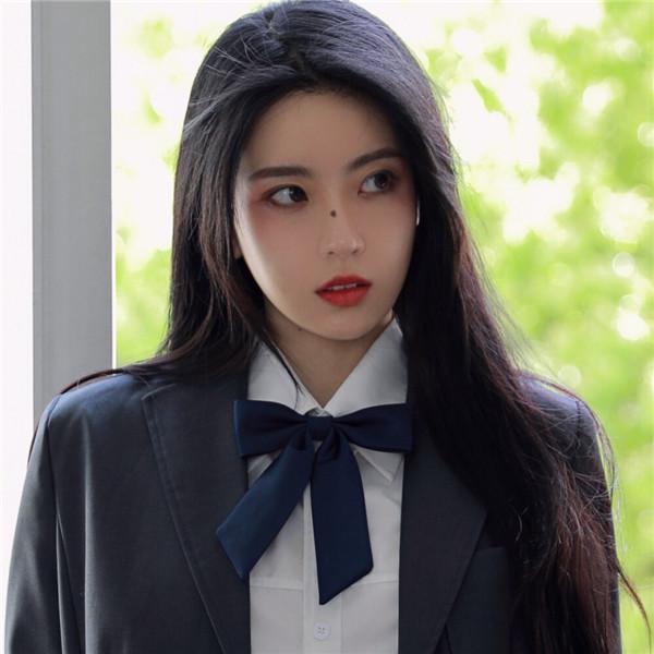高冷学院风御姐女生头像图片