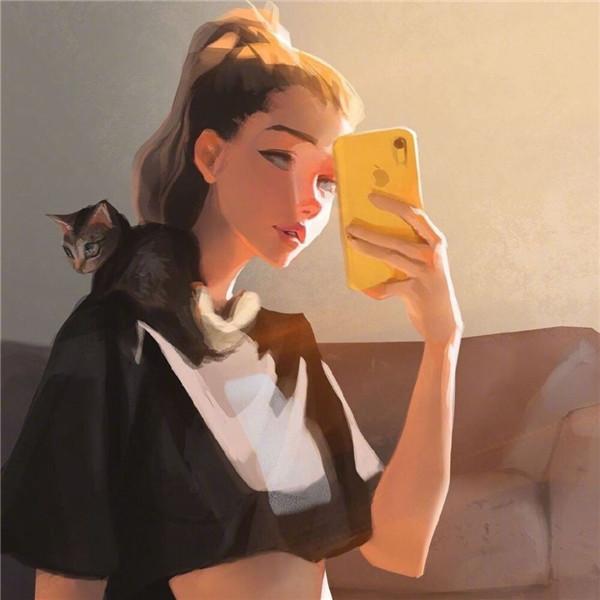 独立自信动漫女生头像 高清低调坚强独立的女生头像图片