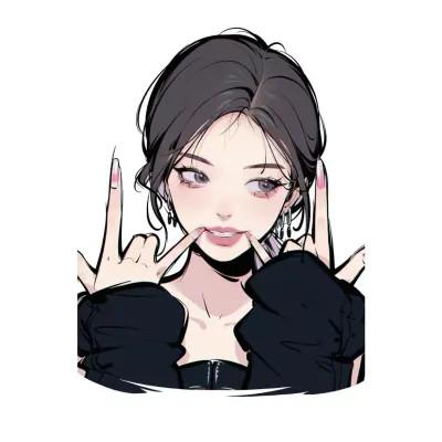 酷酷小姐姐的头像女生动漫32张